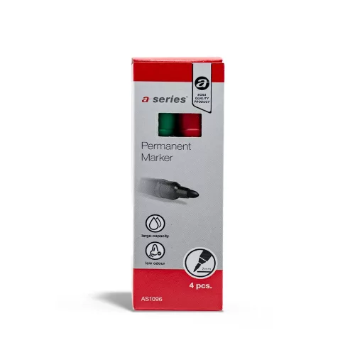 Alkoholos marker készlet, 3mm, kerek hegyű 4-es készlet A-series