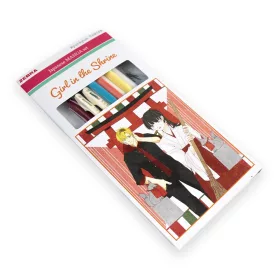   Írószer készlet, Zebra Manga Set, Girl in the shrine, 5 darabos