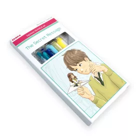   Írószer készlet, Zebra Manga Set, The secret message, 5 darabos