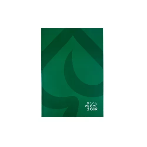 Beírókönyv A4, 96lap, keményfedeles, egyszínű, Lipa Mill vonalas