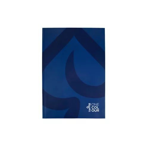 Beírókönyv A4, 96lap, keményfedeles, egyszínű, Lipa Mill vonalas