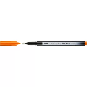 Rostirón, tűfilc 0,4mm, Pentel Pointliner narancssárga