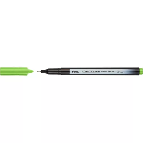 Rostirón, tűfilc 0,4mm, Pentel Pointliner almazöld
