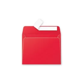   Boríték Clairefontaine Pollen 9x14 cm szilikonos intenzív piros