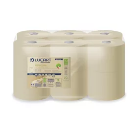  Toalettpapír 2 rétegű közületi laponkénti átmérő 18 cm 780 lap/tek 12 tek/csom EcoNatural L-One Mini Lucart_812506 barna