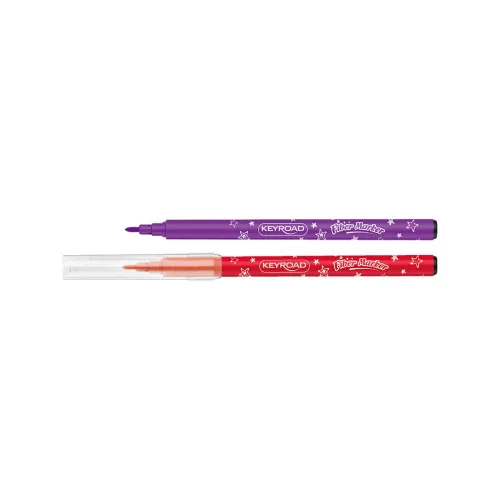 Rostirón, filctoll készlet 2 mm 18 db/bliszter Keyroad vegyes színek