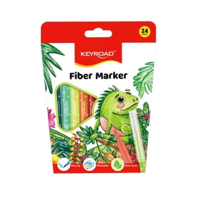   Rostirón, filctoll készlet 2 mm 24 db/bliszter Keyroad vegyes színek