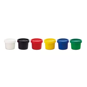   Tempera készlet, 6 x 25 ml, ecsettel, Keyroad, műanyag dobozban