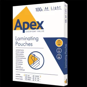 Lamináló fólia A4, 80 mic. 100 db/doboz, Apex Light