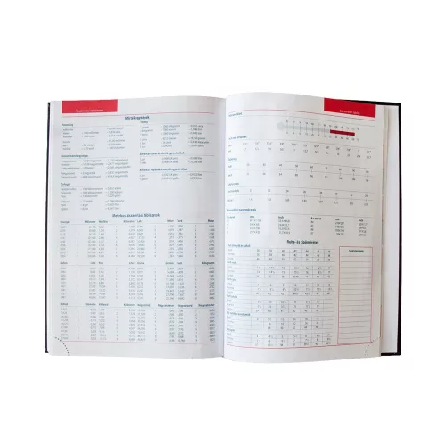 Határidőnapló agenda Standard B/5, napi fehér lapokkal kék Bluering® 2027.
