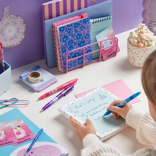 Rollertoll 0,7mm, törölhető Pilot Frixion Clicker Fancy Light Blue, írásszín kék