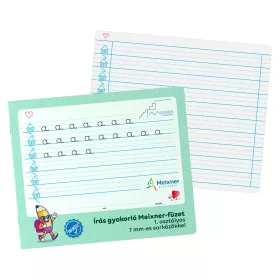   Füzet iskolai, 32lap, írás gyakorló 1.osztályos fekvő Süni Meixner