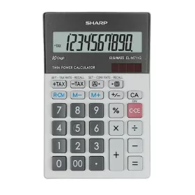 Számológép asztali 10 számjegyes Sharp ELM711PGGY fehér