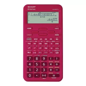   Számológép tudományos 420 funkciós 10+2 digites 4 soros napalemes Sharp ELW531TLBRD piros