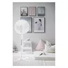 Ventilátor álló 16" 40cm átmérő 40W, fehér Platinet