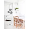 Ventilátor álló 16" 40cm átmérő 40W, szürke Platinet