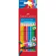 Színes ceruza készlet háromszögletű GRIP Faber-Castell 10klf. szín