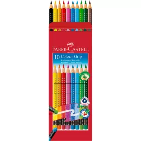   Színes ceruza készlet háromszögletű GRIP Faber-Castell 10klf. szín
