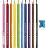 Színes ceruza készlet háromszögletű Jumbo Faber-Castell 10klf. szín