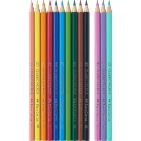   Színes ceruza készlet hatszögletű UNIKORNIS + matrica Faber-Castell 10+3klf. szín