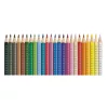 Színes ceruza készlet háromszögletű GRIP Faber-Castell  24klf. szín