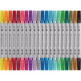   Rostirón, filctoll készlet, kétvégű csillámos Faber-Castell 20 klf. szín