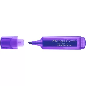   Szövegkiemelő 1-5mm vágott hegyű Faber-Castell 46 fluoreszkáló lila 