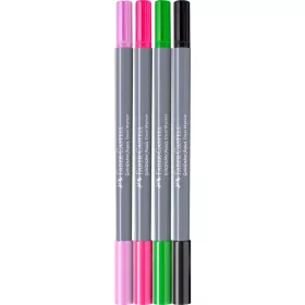   Rostirón, filctoll készlet akvarell kétvégű GOLDFABER AQUA Bolyhos flamingó Faber-Castell 4klf. szín