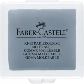 Gyurmaradír műanyag dobozban Faber-Castell szürke