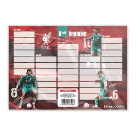 Órarend egylapos, Liverpool, 25 db/csomag, Nebulo