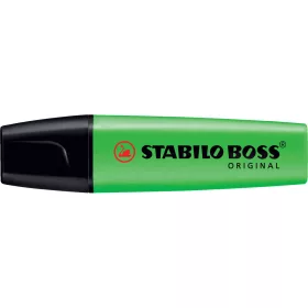   Szövegkiemelő 2-5mm, vágott hegyű, STABILO Boss original 70/33 zöld