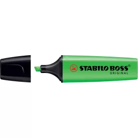   Szövegkiemelő 2-5mm, vágott hegyű, STABILO Boss original 70/33 zöld
