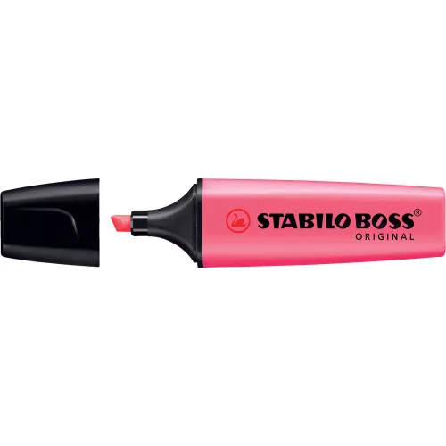 Szövegkiemelő 2-5mm, vágott hegyű, STABILO Boss original 70/58 ciklámen