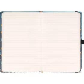   Keménytáblás notesz krémszínű lapokkal, vonalas, leszorító gumiszalaggal Animalium – Lucie Jenčíková 130x210mm, Presco
