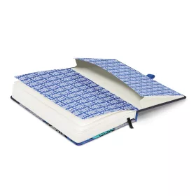   Keménytáblás notesz krémszínű lapokkal, vonalas, leszorító gumiszalaggal Fortnite – Llama 130x210mm, Presco