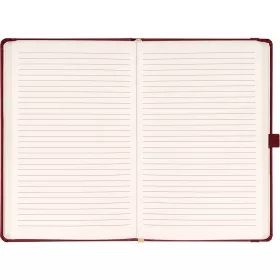   Klasszikus notesz Balacron borítással red, vonalas, 15x21cm, Presco