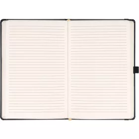   Klasszikus notesz Balacron borítással black, vonalas, 15x21cm, Presco