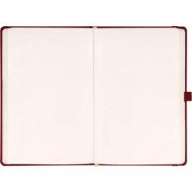   Klasszikus notesz Balacron borítással red, pontozott, 15x21cm, Presco