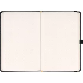   Klasszikus notesz Balacron borítással black, pontozott, 15x21cm, Presco