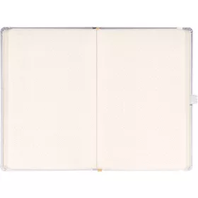   Klasszikus notesz Balacron borítással silver, pontozott, 15x21cm, Presco