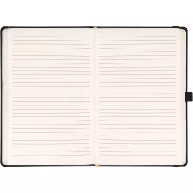   Klasszikus notesz Aprint borítással black, vonalas, 15x21cm, Presco