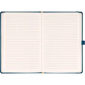   Klasszikus notesz Aprint borítással Neo blue, vonalas, 15x21cm, Presco