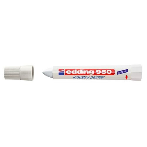 Alkoholos jelölő marker 10mm, kúpos Edding 950 fehér 