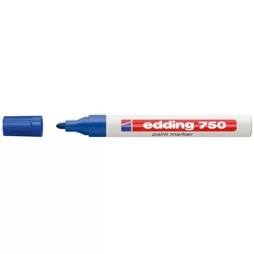 Lakkmarker 2-4mm, kerek Edding 750 kék