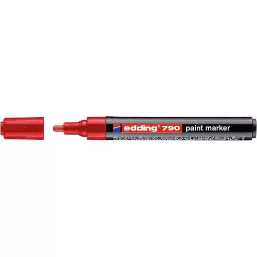 Lakkmarker 2-3mm, kerek Edding 790 piros