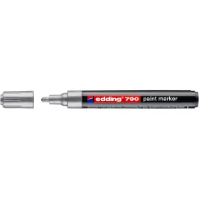 Lakkmarker 2-3mm, kerek Edding 790 ezüst