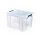 Tároló doboz, műanyag 36 liter, Fellowes® ProStore átlátszó