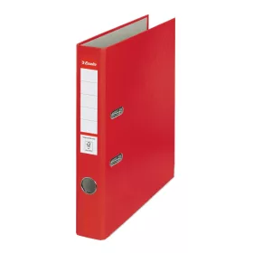   Iratrendező A4, 5cm, élvédő sínnel, 81193 Esselte Economy piros
