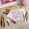 Színes ceruza készlet, kétvégű duocolor 12/24 szín Bluering® 24 klf. szín, 