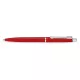 Golyóstoll nyomógombos 0,8mm, műanyag piros test Blanka K, írásszín piros